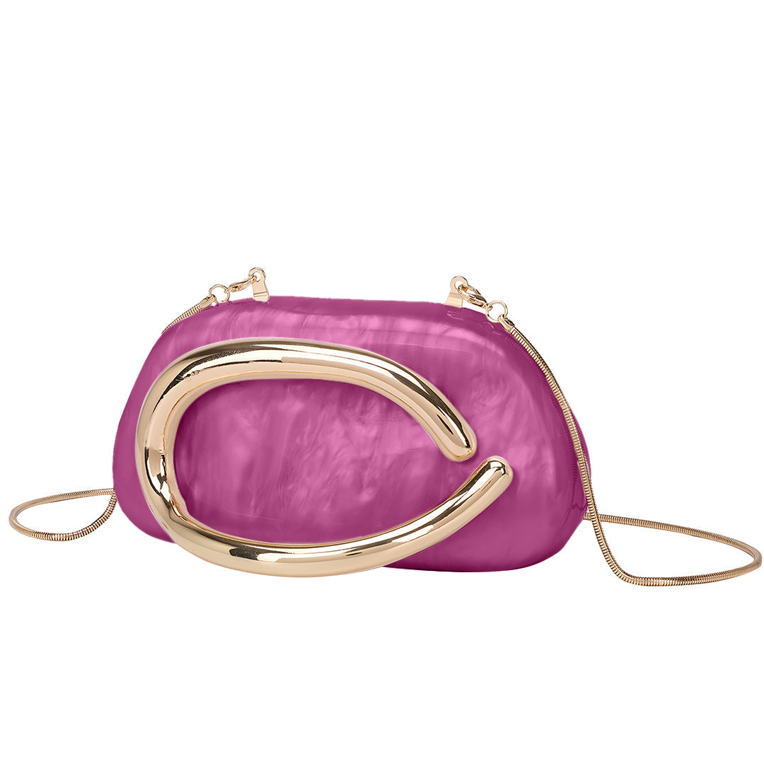 Pearl Wave Statement Clutch Bag – FIORENE