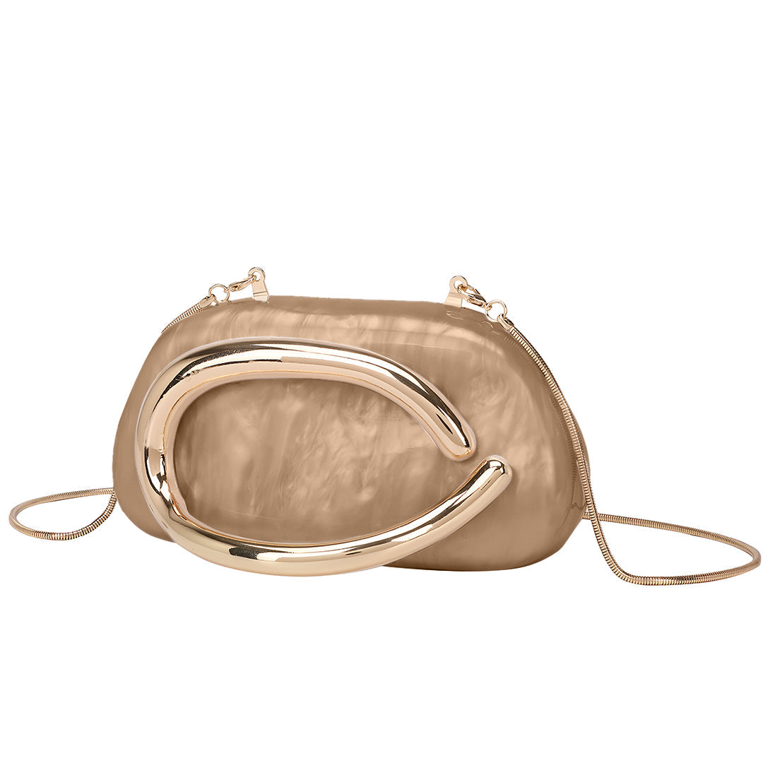 Pearl Wave Statement Clutch Bag – FIORENE