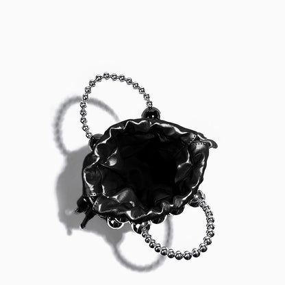 Silver Orb Beaded Handbag - FIORENE