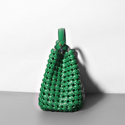 Verdant Muse Woven Handbag – FIORENE