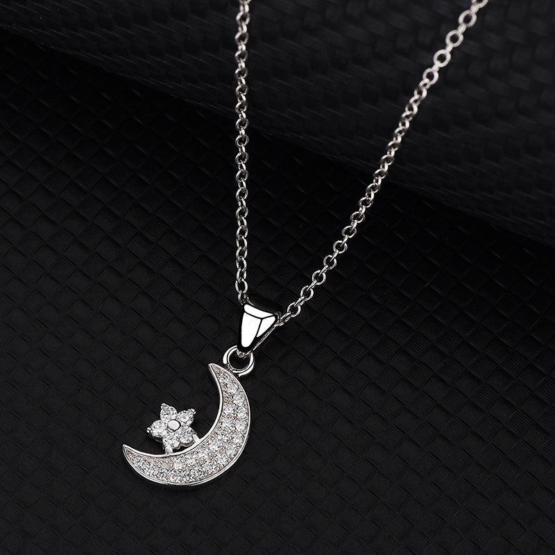 Lunaria Star Crescent Pendant – FIORENE