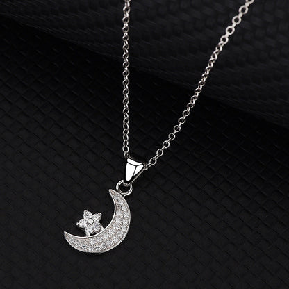 Lunaria Star Crescent Pendant – FIORENE