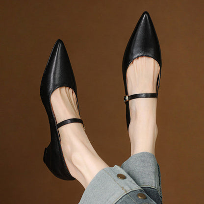 Felcia Genuine Leather Heels