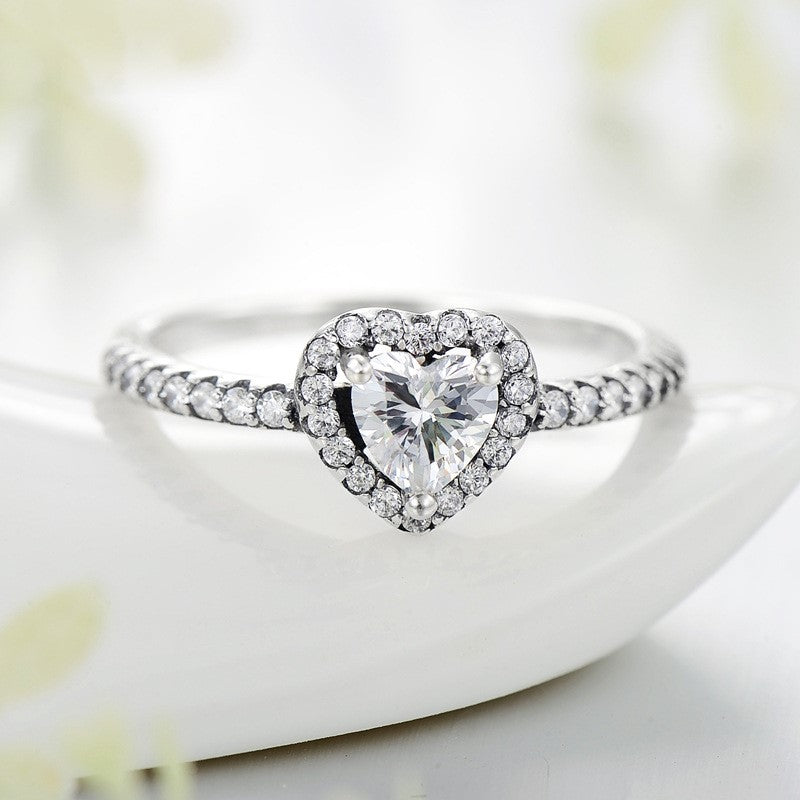 Radiant Heart Diamond Ring – FIORENE