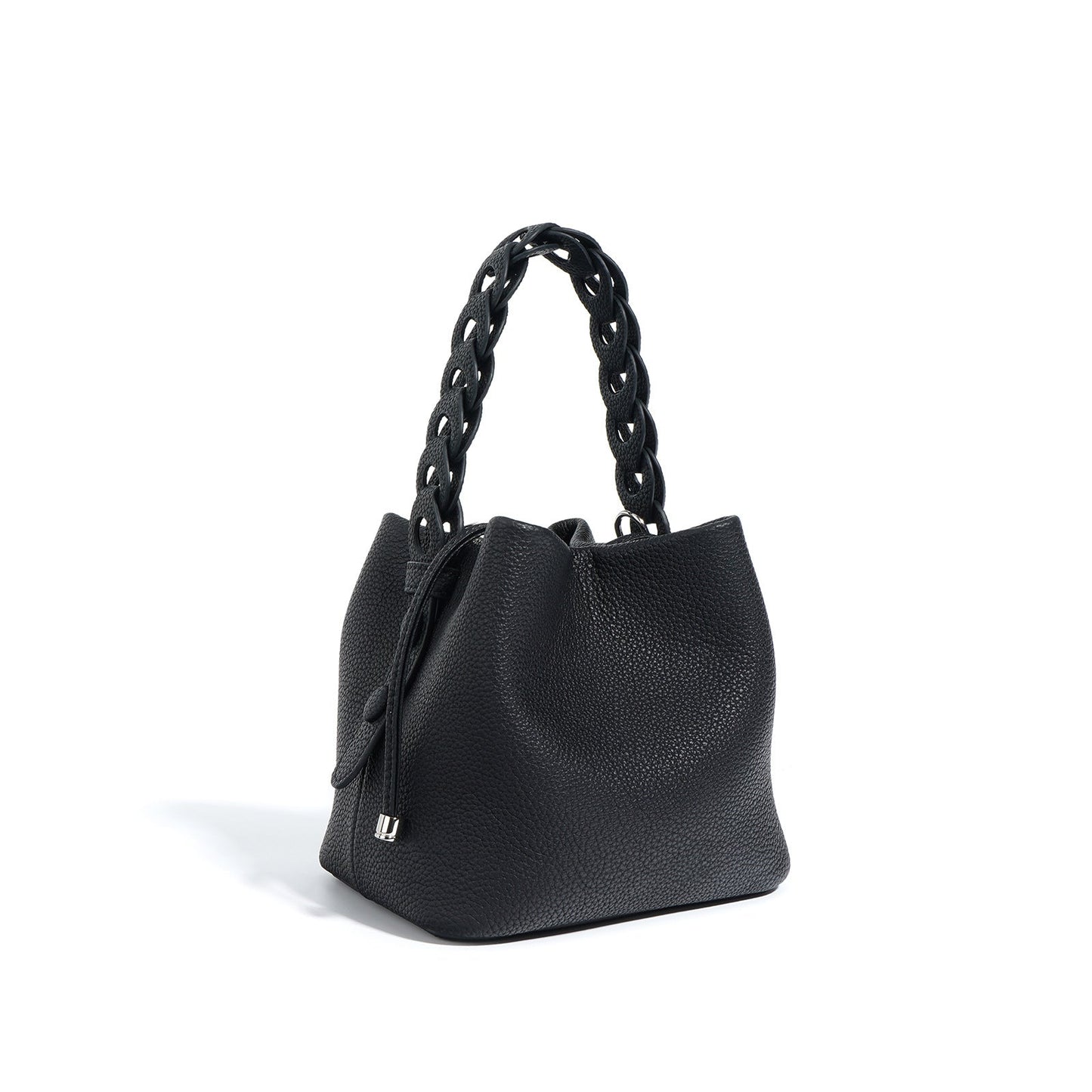 Onyx Braided Shoulder Bag – FIORENE