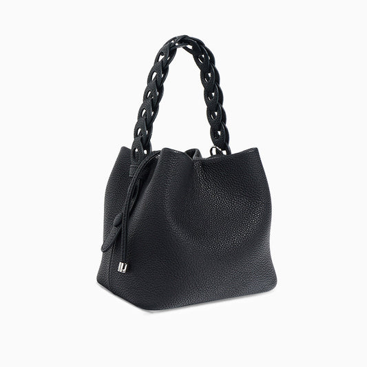 Onyx Braided Shoulder Bag – FIORENE