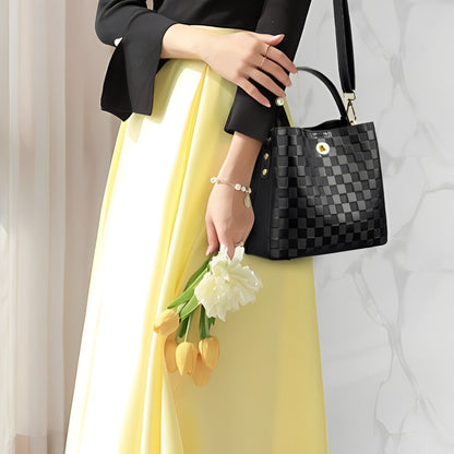 Éloïse Checkered Shoulder Bag – FIORENE