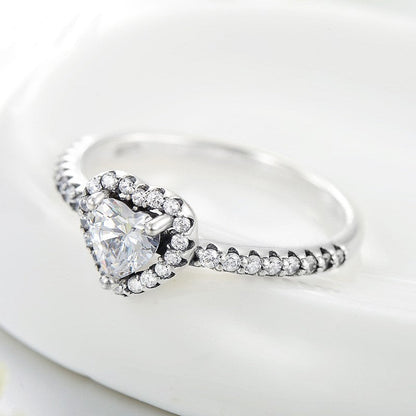 Radiant Heart Diamond Ring – FIORENE