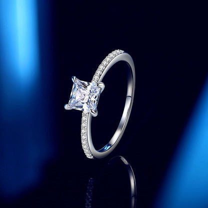 Esmeria Radiant Cut Ring - FIORENE