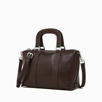 Espresso Stitch Shoulder Bag – FIORENE