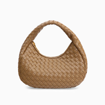 Noir Sereno Woven Handbag – FIORENE