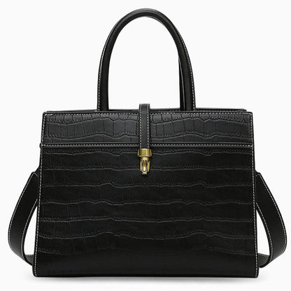 Lucienne Croc Embossed Tote Bag – FIORENE