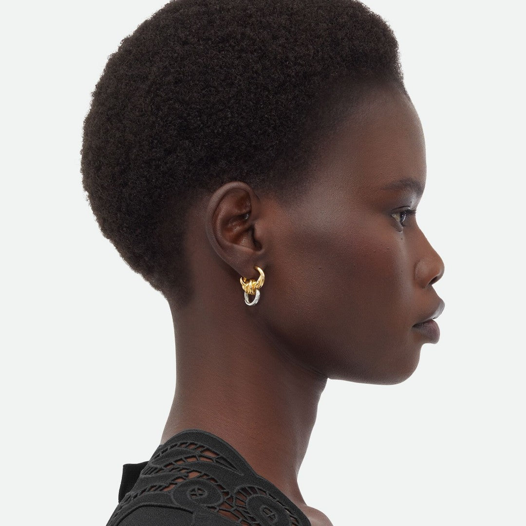 Twist Link Duo Earrings – FIORENE
