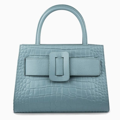 Arctic Croc Buckle Tote Bag – FIORENE