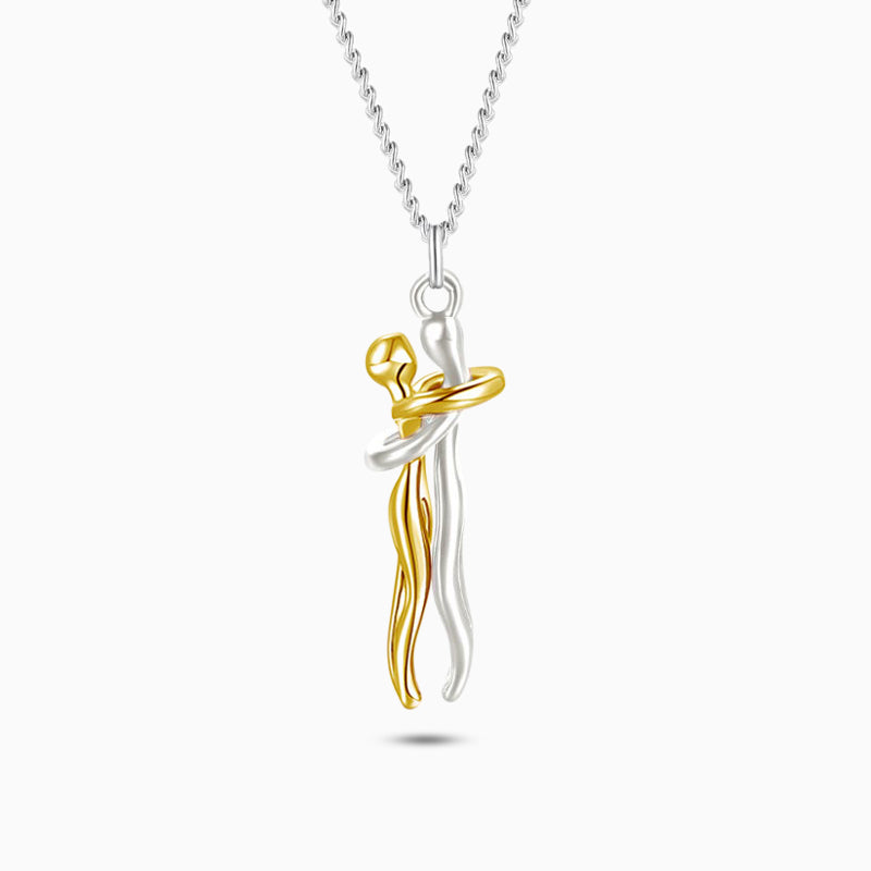 Etreinte Abstract Lovers Pendant – FIORENE