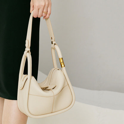 Panelled Leather Shoulder Bag – FIORENE