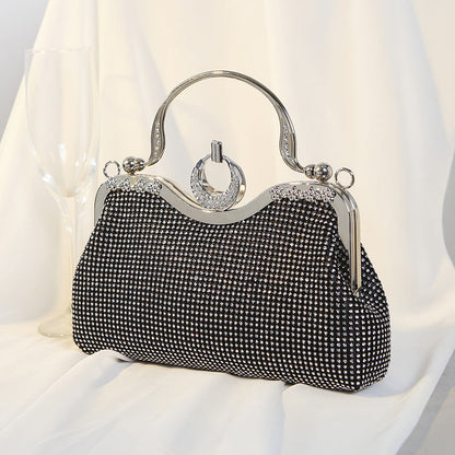 Moonlight Crystal Frame Clutch – FIORENE