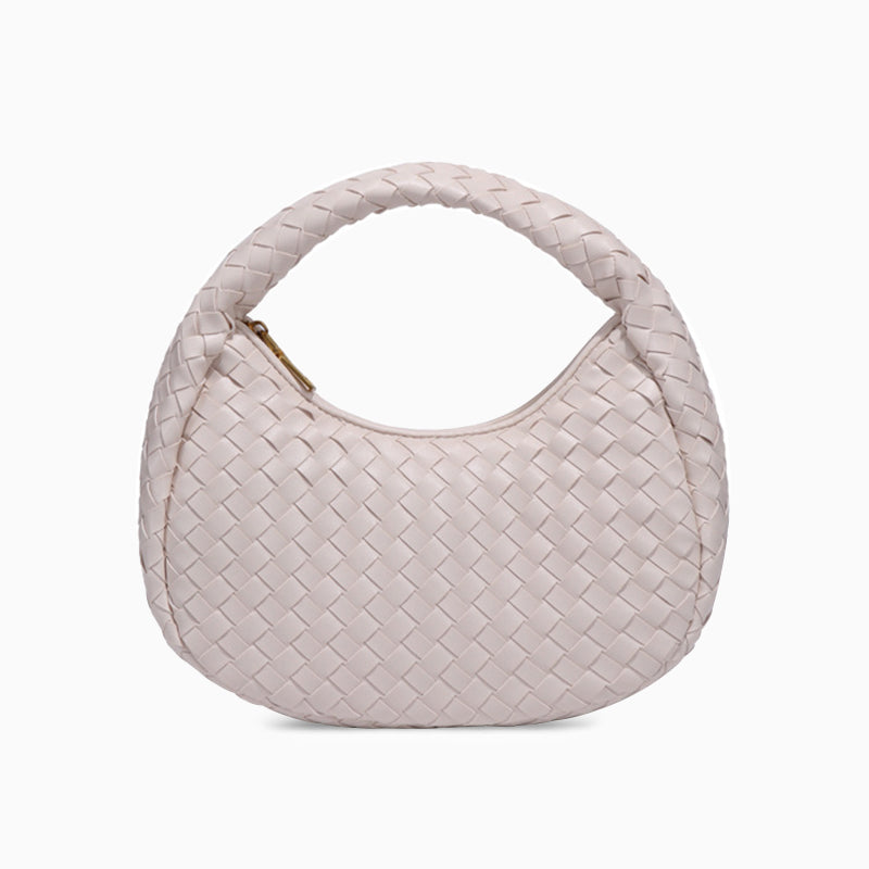 Noir Sereno Woven Handbag – FIORENE
