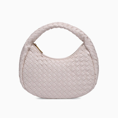 Noir Sereno Woven Handbag – FIORENE