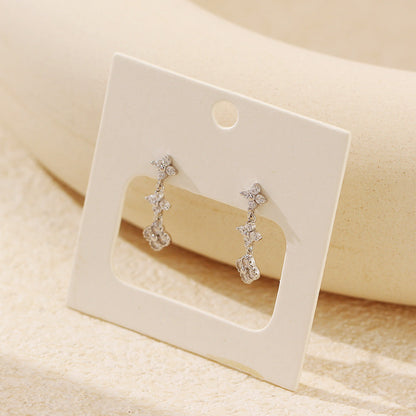 Golden Petal Drop Earrings – FIORENE