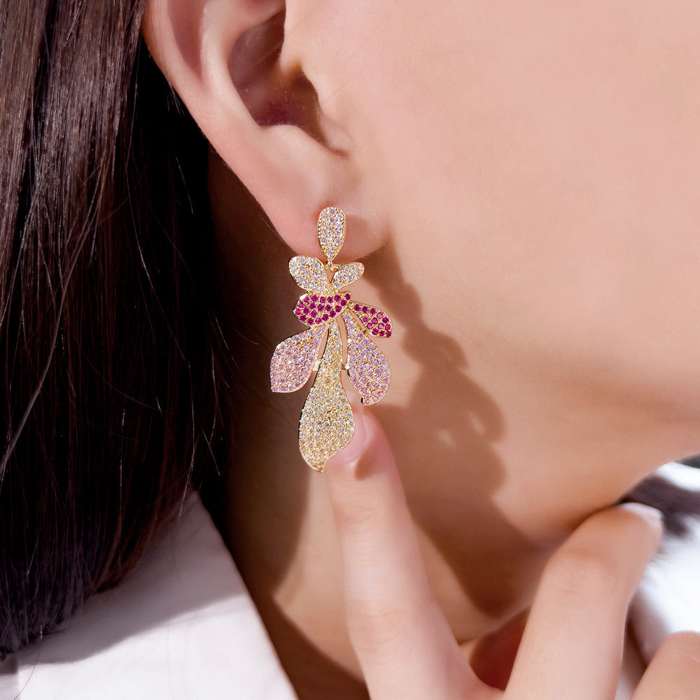 Orchid Bloom Earrings – FIORENE