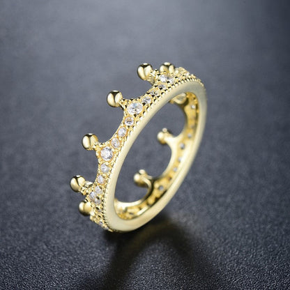 Reina Crown Band Ring – FIORENE