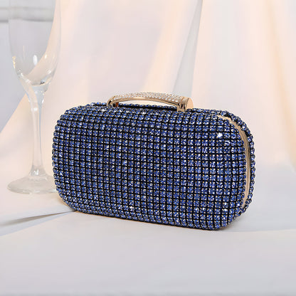 Blue Crystal Gleam Clutch – FIORENE