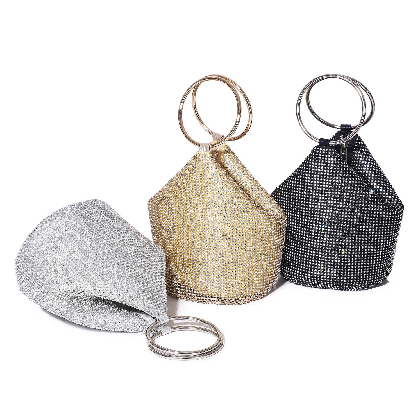 Crystal Glimmer Ring Bag – FIORENE