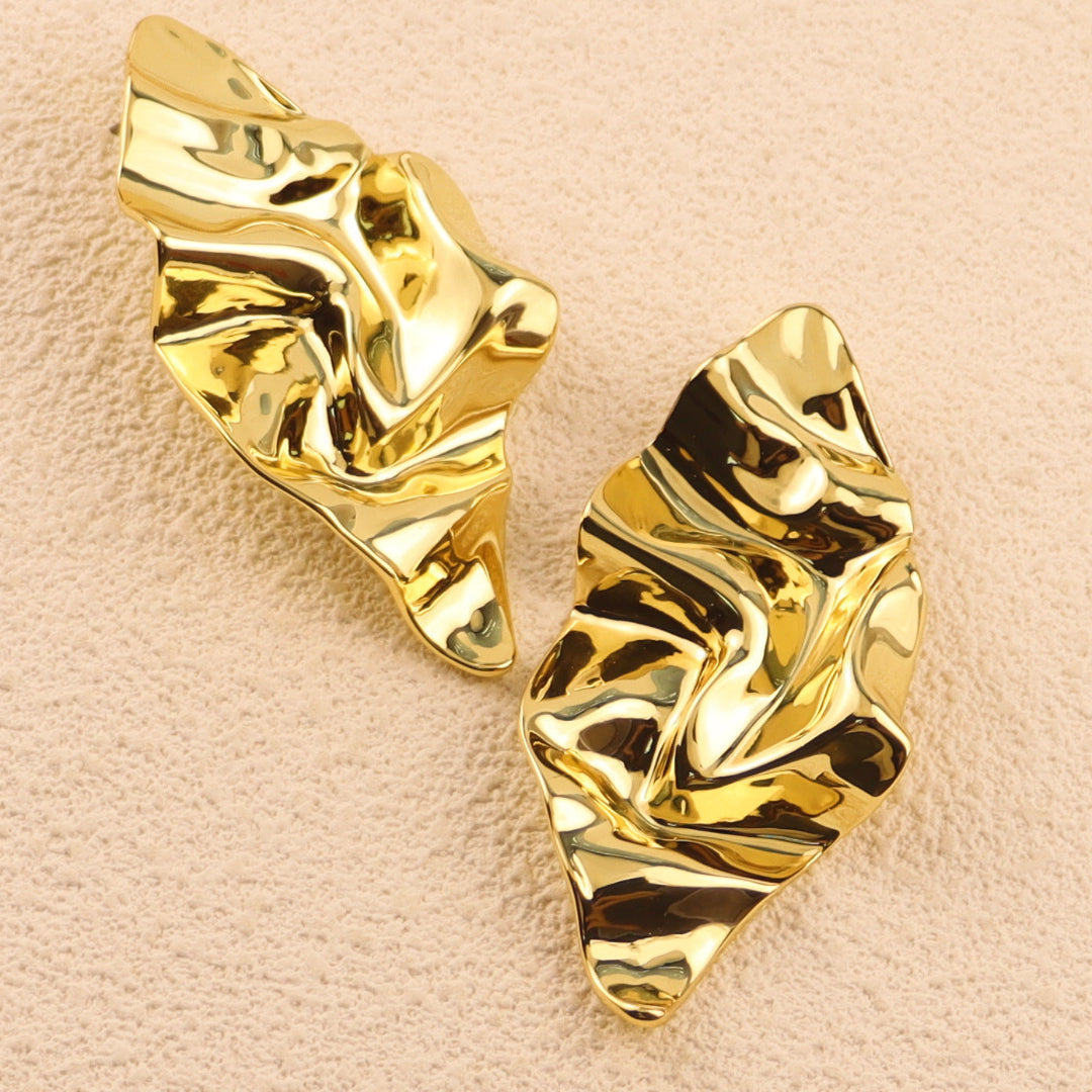 Molten Gold Earrings – FIORENE
