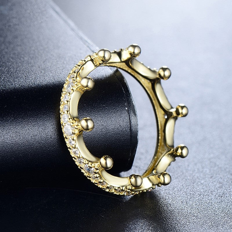 Reina Crown Band Ring – FIORENE