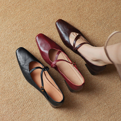 Evra Genuine Leather Heels