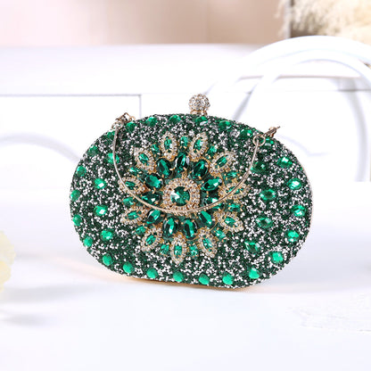 Rosé Blossom Crystal Clutch – FIORENE