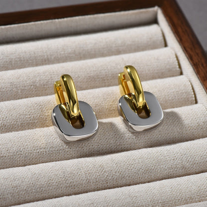 Duo Link Earrings – FIORENE