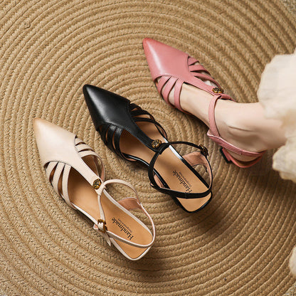 Viara Genuine Leather Heels
