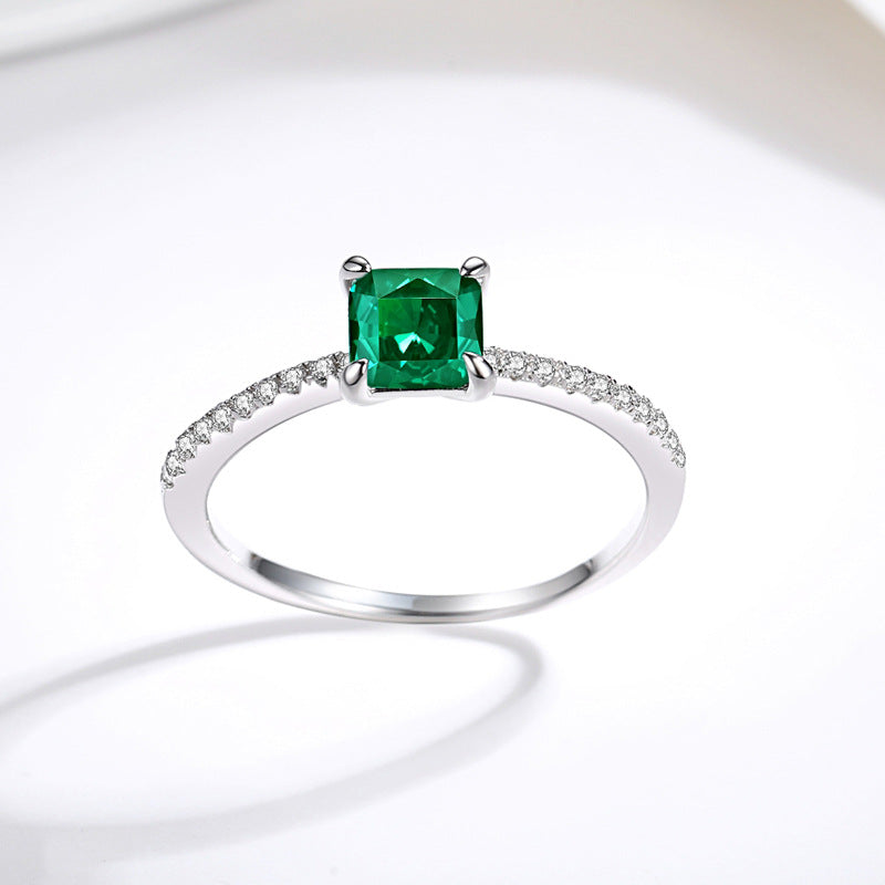 Esmeria Radiant Cut Ring - FIORENE
