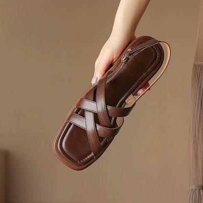 Monika Leather Sandals