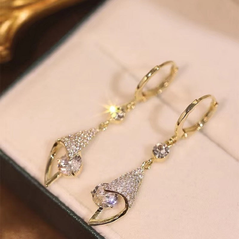 Crystal Radiance Drop Earrings – FIORENE