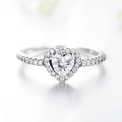 Radiant Heart Diamond Ring – FIORENE