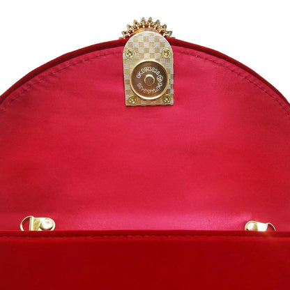 Crimson Velvet Romance Handbag – FIORENE