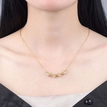 Dual Style Heart Clover Necklace - FIORENE