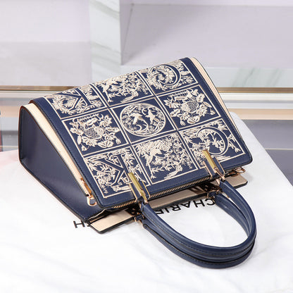 Indigo Chinoiserie Symphony Tote Bag – FIORENE