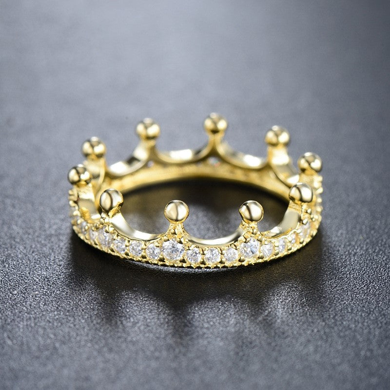 Reina Crown Band Ring – FIORENE