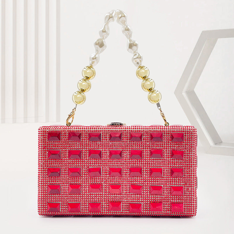Golden Grid Radiance Clutch – FIORENE