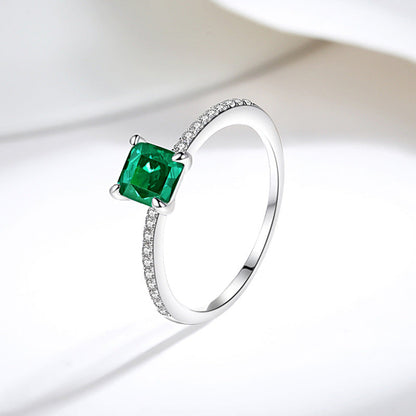 Esmeria Radiant Cut Ring - FIORENE