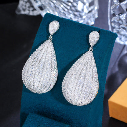 Crystal Dewdrop Earrings – FIORENE