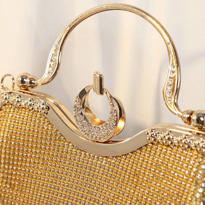 Moonlight Crystal Frame Clutch – FIORENE