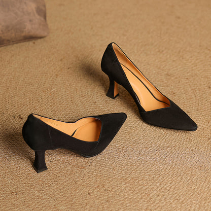 Zyne Genuine Leather Heels