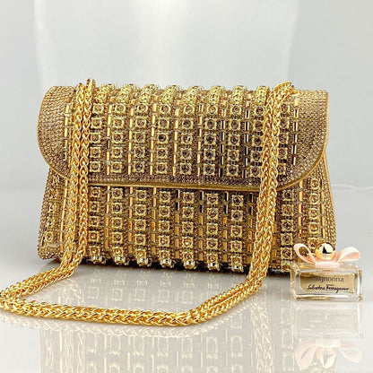 Azure Crystal Crossbody Bag – FIORENE
