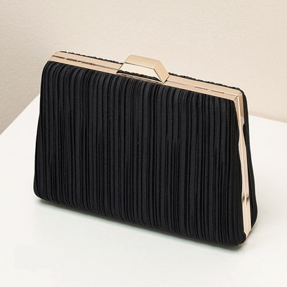 Pleated Serenity Halo Clutch – FIORENE
