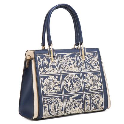 Indigo Chinoiserie Symphony Tote Bag – FIORENE